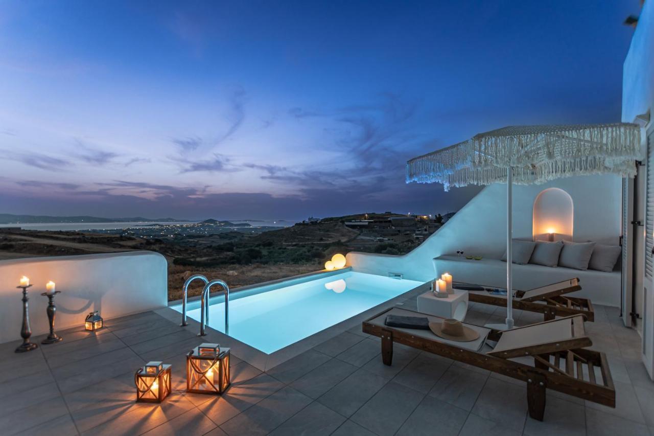 Ariadne'S Crown Luxury Suites With Private Pool Vivlos ภายนอก รูปภาพ