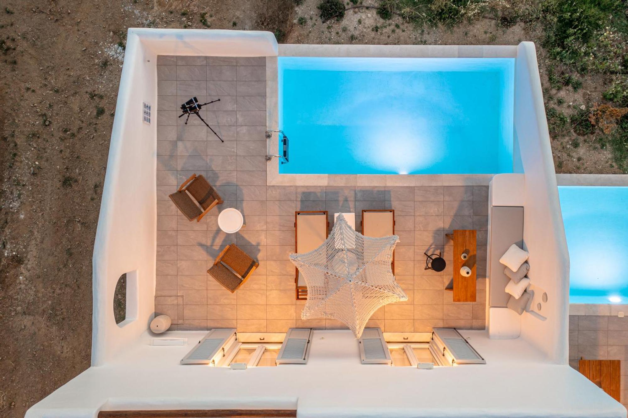 Ariadne'S Crown Luxury Suites With Private Pool Vivlos ภายนอก รูปภาพ